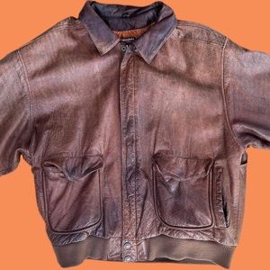 Adventure bound leather jacket size L